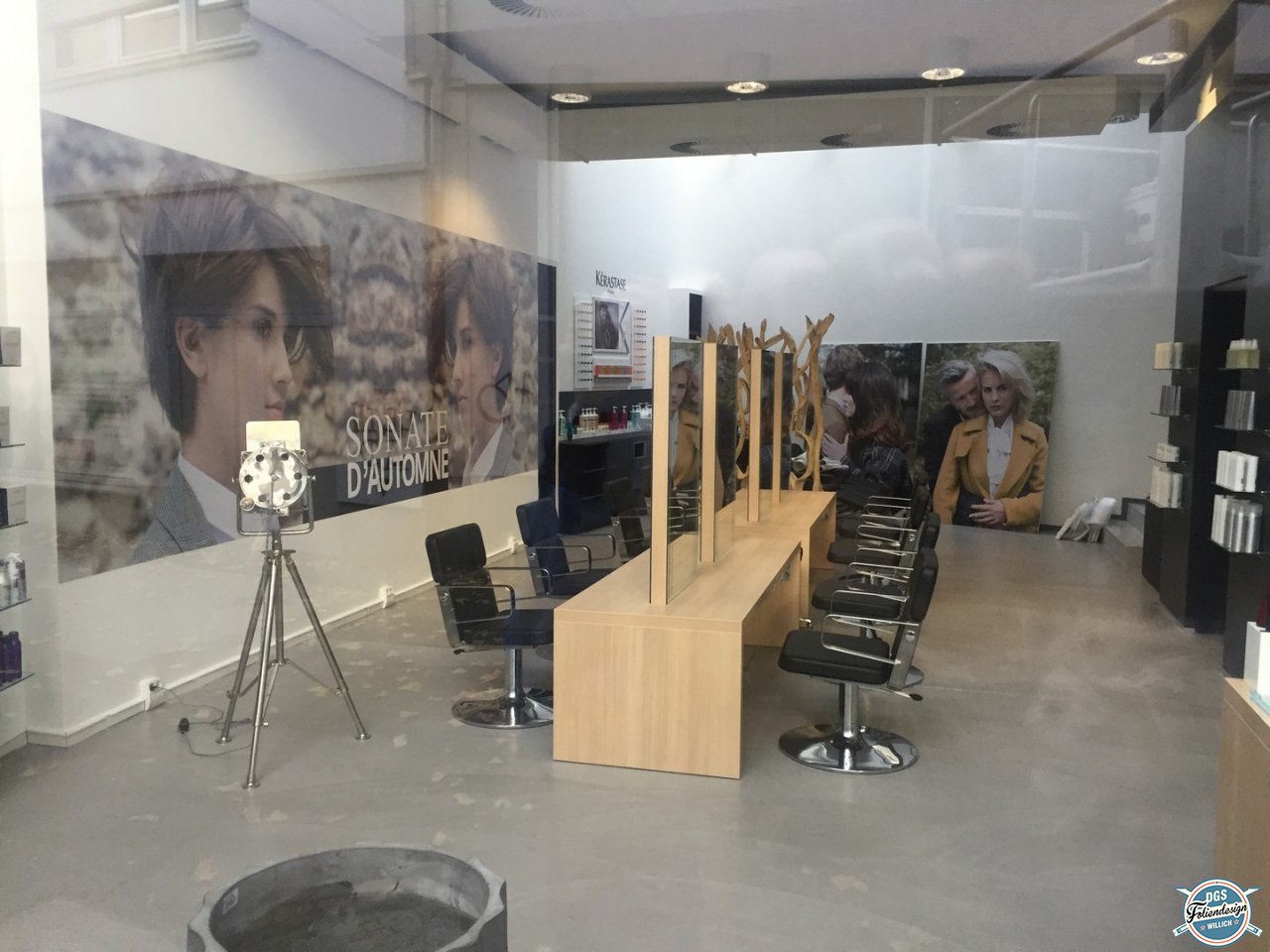 Digitaldruck Mods hair Krefeld DGSWrapping & Foliendesign